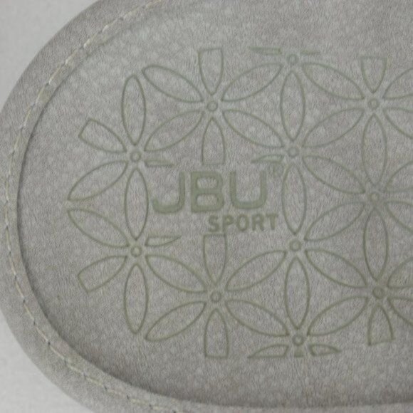 JBU Sport Key West Women's Size 9 Gray & Pink Vegan Leather Flip Flop Sandals - Picture 7 of 11